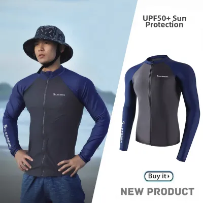 XIAZHIQING | Sun Protection Rapid Drying Men Split Wetsuit Large Size