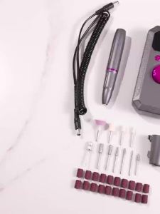 HD Digital Display Polishing Machine Professional Nail Gel Polisher Electric Portable Nail Drill Rechargeable and Low Noise