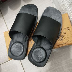 SANDAL KULIT PRIA DR. IAM 4030 HITAM ( PRODUKSI SENDIRI )