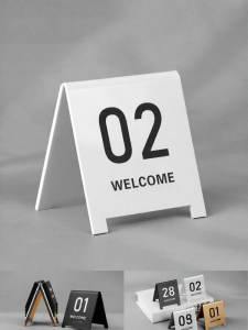 YANJINGHOU | Custom QR Code Table Number Stand Acrylic