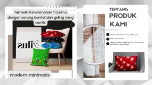 Terbaru Sarung Bantal Dan Sarung Guling Premium Katun Disperse