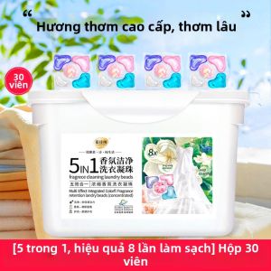 Viên Giặt Nâng Cao 5-trong-1 Làm Mềm Vải Hương Dài Lâu Chống Khuẩn Chống Ký Sinh Trùng