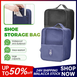 Portable Travel Shoe Organizer Bag with Waterproof Fabric for Shoes and Clothes