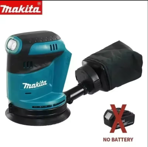 Makita | Makita 18V LXT DBO180Z Portable Random Orbital Sander With Removable Dust Bag For DIY Wood Workshop Daily Sanding Projects