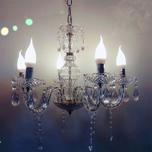 lampu hias cabang minimalis modern ruang tamu / lampu gantung cabang kristal liontin  Lampu gantung chandelier kristal 907/6 (Special Price)  lampu gantung hias cabang liontin / lampu hias cabang ruang tamu