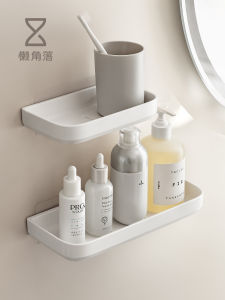 LANJIAOLUO | No-drilling Bathroom Wall Shelf