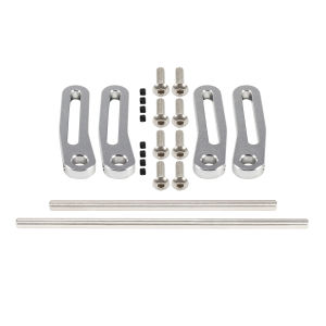 Aluminum Machined Front Rear Modular Bumper Bull Bars for 1/10 RC Crawler LCG Rigs Builds TRX4 SCX10 Power Wagon Upgrade Parts