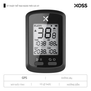 XOSS Xe Đạp Máy Tính G Plus Không Dây GPS Đo Tốc Độ Chống Nước Đường Xe Đạp Xe Đạp MTB Bluetooth ANT + Với Nhịp Đi Xe Đạp Máy Tính