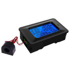 20/100A Power วัตต์ความแม่นยำสูงโวลต์มิเตอร์แบบมัลติฟังก์ชั่นเครื่องทดสอบหน้าจอแอลซีดีแบบดิจิตอลสำหรับ Current วัด