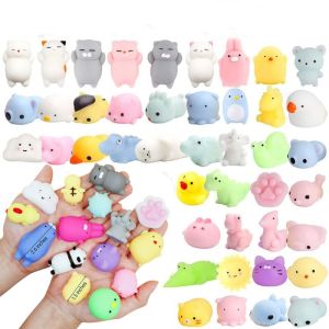 15-30PCS Mochi Squishies Kawaii Anima Squishy Toys For Kids Antistress Ball Squeeze Party Favors Stress Relief Toys For Birthday