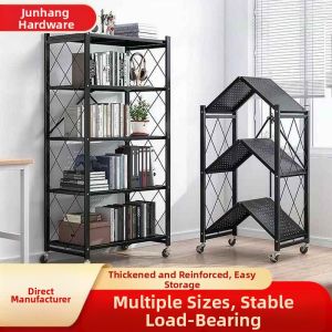 LIWAN | Multi-layer Foldable Mobile Storage Shelf