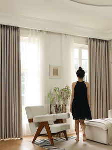 ARTHUR1pc Blackout Curtain for window Bedroom and Living Room with Grommets 140x160cm 140x220cm- Thermal Insulated Room Dark
