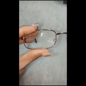 Kacamata Baca Plus +1.00 s/d +3.00 Model Kotak Full Besi Gold Gaya Casual Vintage Retro Cocok Untuk PRIA WANITA - KACA MATA RABUN DEKAT TERMURAH