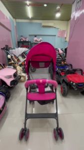 SMILEY Baby Lightweight  and Foldable Stroller for babies and toddlers Easy To Fold ages 6-24 months (NOTRECLINEABLE)