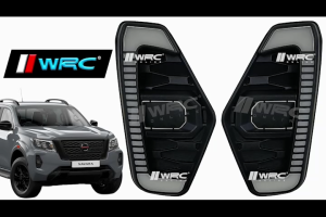 Nissan Navara NP300 2021 - 2025 C Design Fog Lamp Cover WIth DRL Daylight + Signal Running