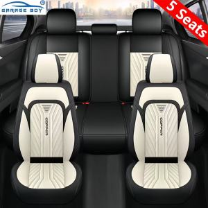 Universal Car Seat Covers PU leather seat protectors  non-slip comfortable and airbag compatible