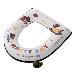 HALEXIONG | Scented Waterproof Adhesive Toilet Seat Cover All Seasons