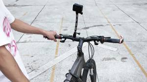 Aluminum Helmet Arm Extension Curved Pole Selfie Stick Tripod Adapter for GoPro13 12 DJI Action 5pro Insta360 X4 Pocket 3 Camera