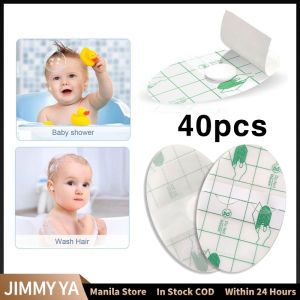 40pcs Baby Ear Protector Ear Stickers Shower Ear Pads Bath Swimming Waterproof Ear Cover Cap