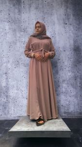 GAMIS KRINGKEL NAFISA DRESS BAJU MUSLIM WANITA DRESS LONGGAR DRESS JUMBO BAJU LEBARAN KEKINIAN EDISI LEBARAN GAMIS MURAH TERVIRAL DI 2024