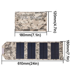 100 80W Portable Solar Panel Foldable Waterproof Outdoor Solar Charger with USB/Type-C for Camping Hiking Emergency Power Supply
