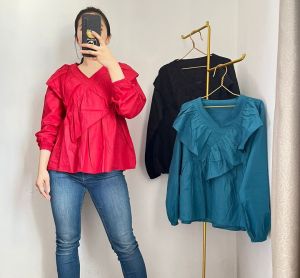 [VEMODE] #06 BLOUSE KOREAN RARA 100% COTTON