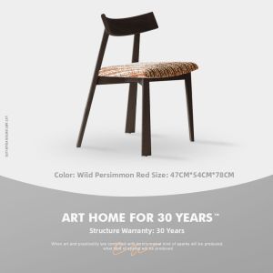 Scandinavian Vintage Soft Pad Dining Chair