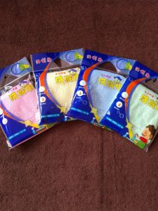 10 Pieces off-Price Household Oil Removal Dish Towel Scouring Pad Kindergarten Kapok Bamboo Fiber Square Towel Lint-Free Small Tower