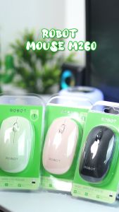 ROBOT Mouse M260 2.4G Wireless Optical USB Mouse - Garansi Resmi 1 Tahun