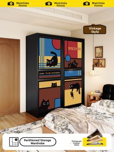 MEISD | Dust-Proof Steel Wardrobe