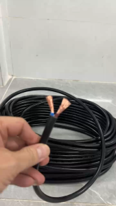Dây điện 2.5mm Vuông 4mm Vuông 6mm Vuông dài 10m 20m lõi đôi dẻo silicone chịu lực Dẫn điện ổn định cho công trình