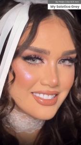 KAKALENS My Solotica Gray Pinkin 14.5mm Natural Lens / Softlen My Solotica Grey by Pinkin Softlens