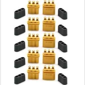 5 Cặp Đầu Nối AMASS MR30 Nam Nữ Có Vỏ Bọc Cho Pin RC Lipo Tương Thích Với Máy Bay Đa Rôto Và Máy Bay