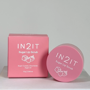 IN2IT Sugar Lip Scrub Berry Gentle Exfoliating Lip Polish Hydrating & Nourishing Care 02-SLS01