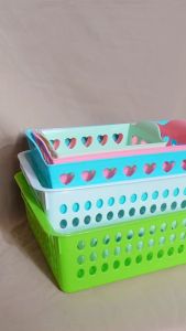 Kotak Penyimpanan Multifungsi Serbaguna KR01/KR02 - Keranjang Serbaguna Warna Pastel