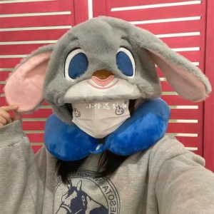 หมอนรองคอ รูปตัวยูรองคอนุ่ม หมอนรูปการ์ตูน หน่วยความจำยืดหยุ่นนุ่มสบาย ใส่แล้วนอนสบายล็อคคอหมอนนวดจาก Zootopia