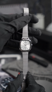 Jam Tangan Wanita Casio Classic LTP-B166D-7A Silver Dial Silver Stainless Steel Band
