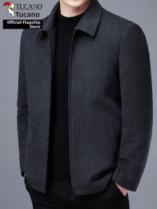 TUCANO | 100 Pure Wool Thick Warm Men s Overcoat