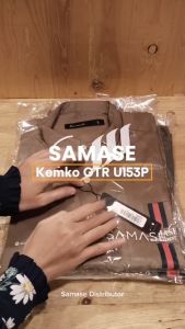 SAMASE Kemko HTR U153P Kemeja Koko Pakaian Pria Dewasa Lengan Pendek Terbaru 2024