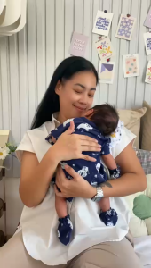 1PCS Alas Pundak Sendawa BABY LEON 100% softcotton Tatakan Iler Bayi Baby Burp Bib Cloth BY-705 Bib Pundak Celemek Iler Bayi Celemek Pundak Celemek Gendong Tatakan Pundak Tatakan Gendong