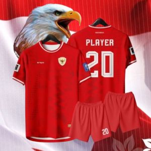 Jersey Timnas Indonesia Terbaru 2024 Home Baju Bola Timnas