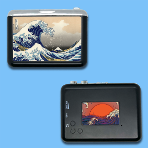 Retro Nostalgic Tape Player Portable Color Printed Pattern Personal Audio Player Single Play USB Interface Audio Electronics