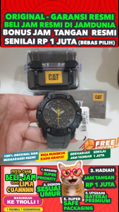 JAM PRIA CATERPILLAR ORIGINAL JAM CAT LU.160.21.127 - JAM CAT LU 160 21 127 - JAM PRIA CT - RUBBER - BLACK - JAMDUNIA / JAM DUNIA JD18 # JAM TANGAN PRIA $ JAM TANGAN CATERPILLAR ORIGINAL LU 160 21 127 CATERPILLAR LU.160 CATERPILAR LU160 S003