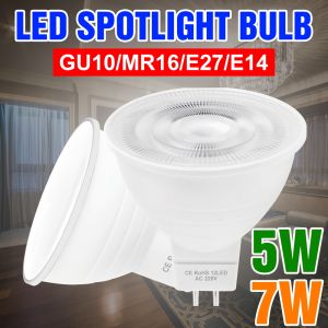 7W LED Bulb E27/E26 Indoor Ceiling Lamp GU10 Spotlights MR16 Corn Lamps E14 Chandelier Bulbs GU5.3 Bedroom Living Room Lighting
