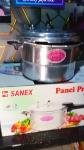 SANEX SN12L Panci Presto Body Aluminium Kapasitasl 12 Liter Bergaransi