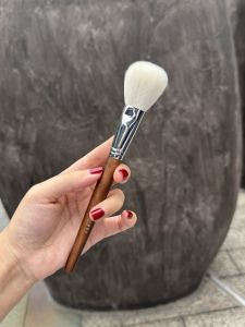 Chổi Trang Điểm Pure Wool Chuyên Nghiệp Đầu Tròn Nhỏ Lông Động Vật Chổi Tán Phấn Chổi Son Má Hồng Chổi Trang Điểm