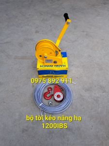 Tời quay tay tời tự hãm tời cuốn bạt trang trại tời nâng hạ ( loại 1200 IBS )