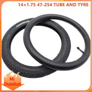 Bicycle Tire 14X1.75 Inner Tube Outer Tire for Electric Bicycle/Bicycle Tire Replacement