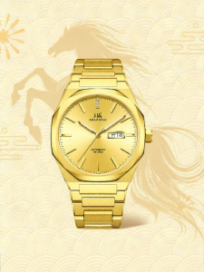 Shanghai | Automatic Mechanical 18K Gold Diamond Mens Watch