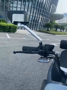 Spot COD: Side Mirror For Motorcycle 360° Large Mirror Explosion-Proof Anti-Dazzling Motorcycle Universal SideMirror Motorcycle Accessories Yamaha/Honda